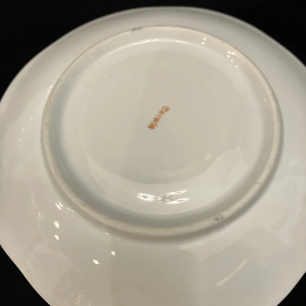 Bavaria Schumann Germany US Zone Floral Pattern 1 Teacup 6 Saucer 1940s Kitchen